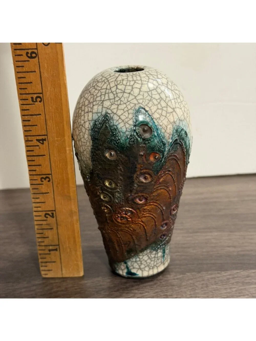 Bruce Odell Raku Studio Art Pottery 5.5